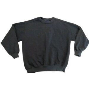 Vtg 90’s Puma Russell Athletic Crew Neck Sweatshirt Charcoal Blank Size XL Adult